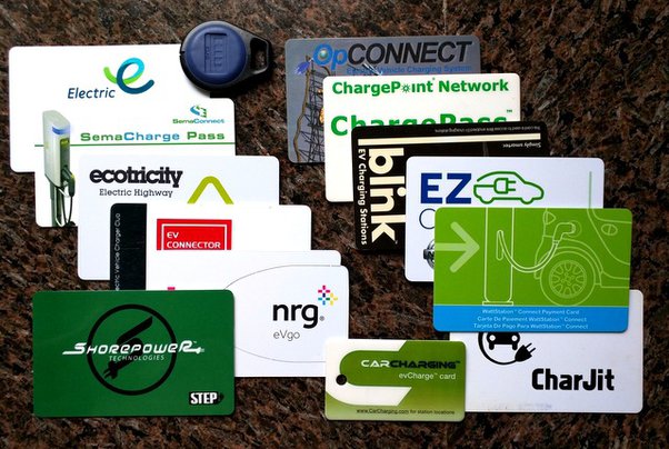 Cartes RFID pour la recharge des véhicules électriques