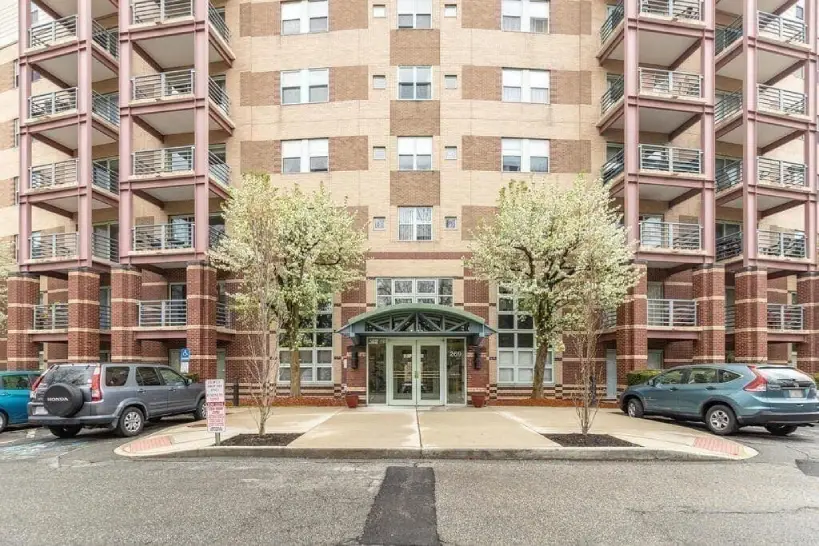 Condo building with deeded parking