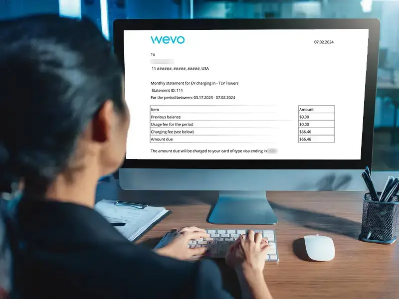 EV charging billing software